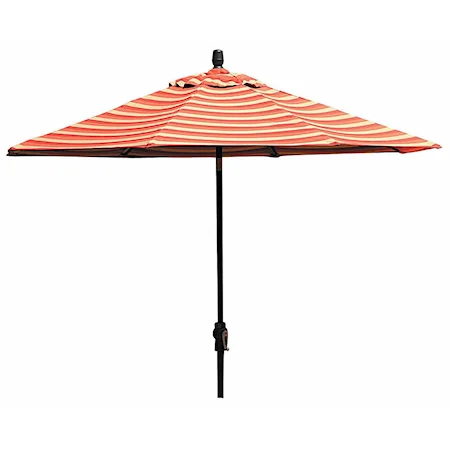 9 Foot Aluminum Market Umbrella with Base